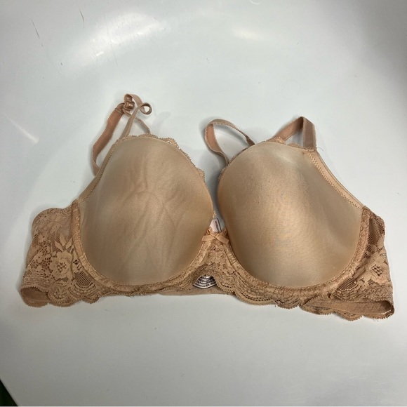 Victoria’s Secret Dream Angels lined Demi tan lace size 36D - Picture 1 of 8